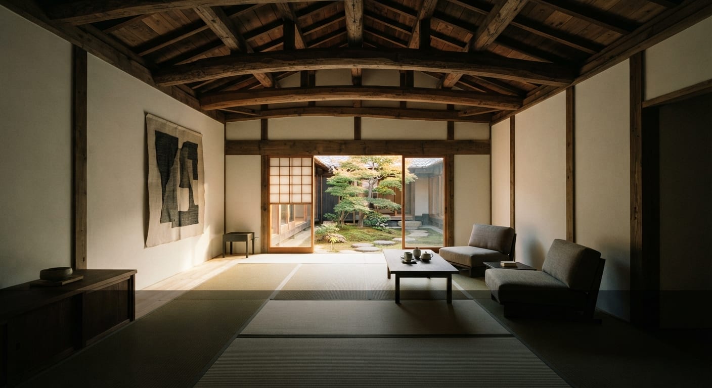 machiya / kominka, timber and plaster